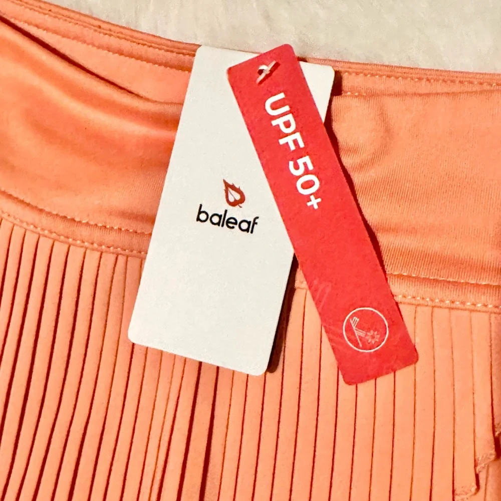 Baleaf Women's Coral Pleated Mini Skirt - Picture 4 of 6